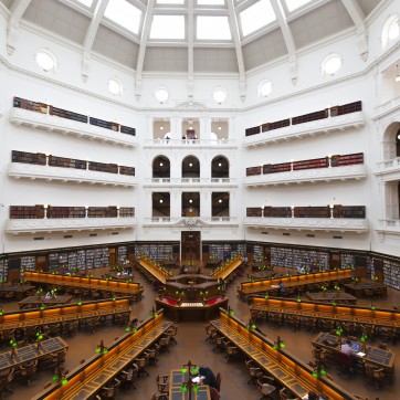 inside the State Library of Victoria