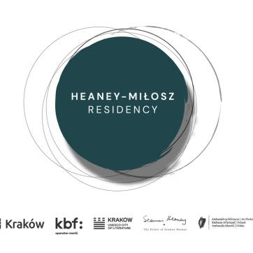 Heaney Milosz Residency logo with partners
