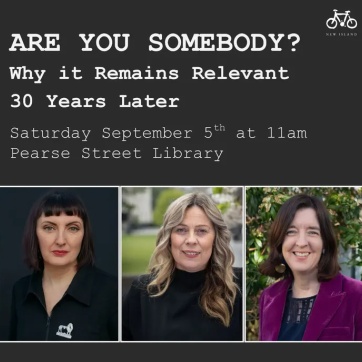 poster showing headshots of Sinead Gleeson, Katriona O'Sullivan and Jackie Lynam