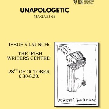 Graphic from Apologetic Magazine with event title and date