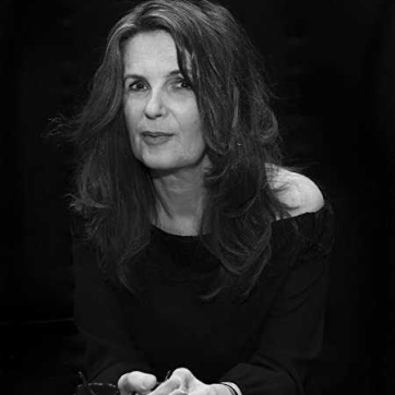 black and white photo of Christine Dwyer Hickey