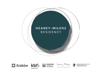 Heaney Milosz Residency logo with partners