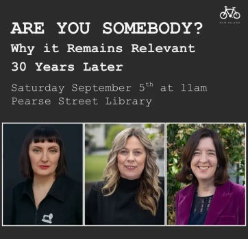 poster showing headshots of Sinead Gleeson, Katriona O'Sullivan and Jackie Lynam
