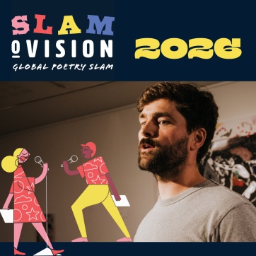 Dublin UNESCO City of Literature's Slamovision 2026 representative Eoin P. Ó Murchú