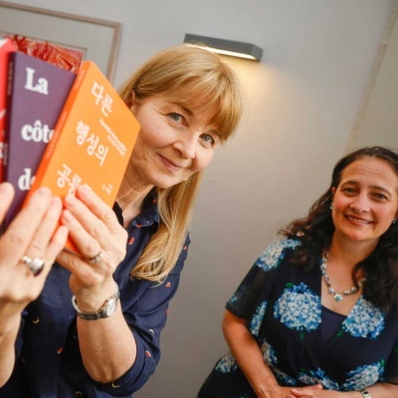 Unescocitiesofliterature Projects Seoda launch Mary Costello and Minister Martin Credit Arthur Carron Photography