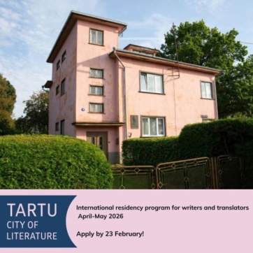 Tartu 2026 spring residency