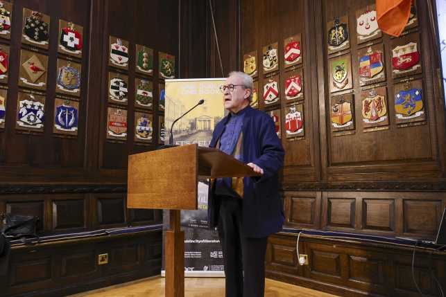 John Banville at the One Dublin One Book 2026 launch